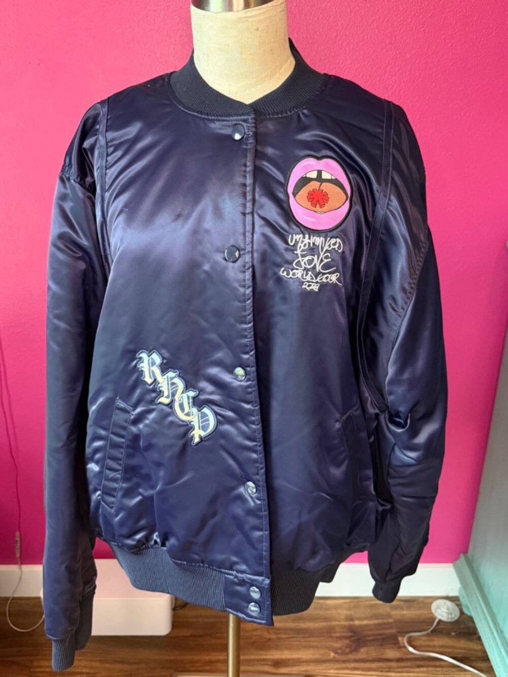 Red Hot Chili Pepper 2023 Satin Concert Jacket XL